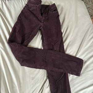 Vintage burgundy jeans
